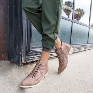 Mi.im Ostara braided ankle bootie